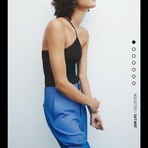 Zara asymmetric knit top